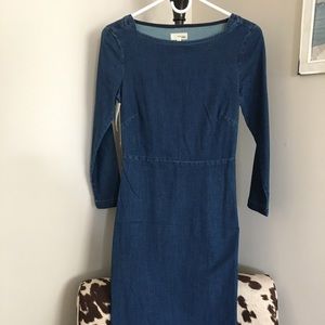 Aritzia Wilfred Free Abma Denim Dress